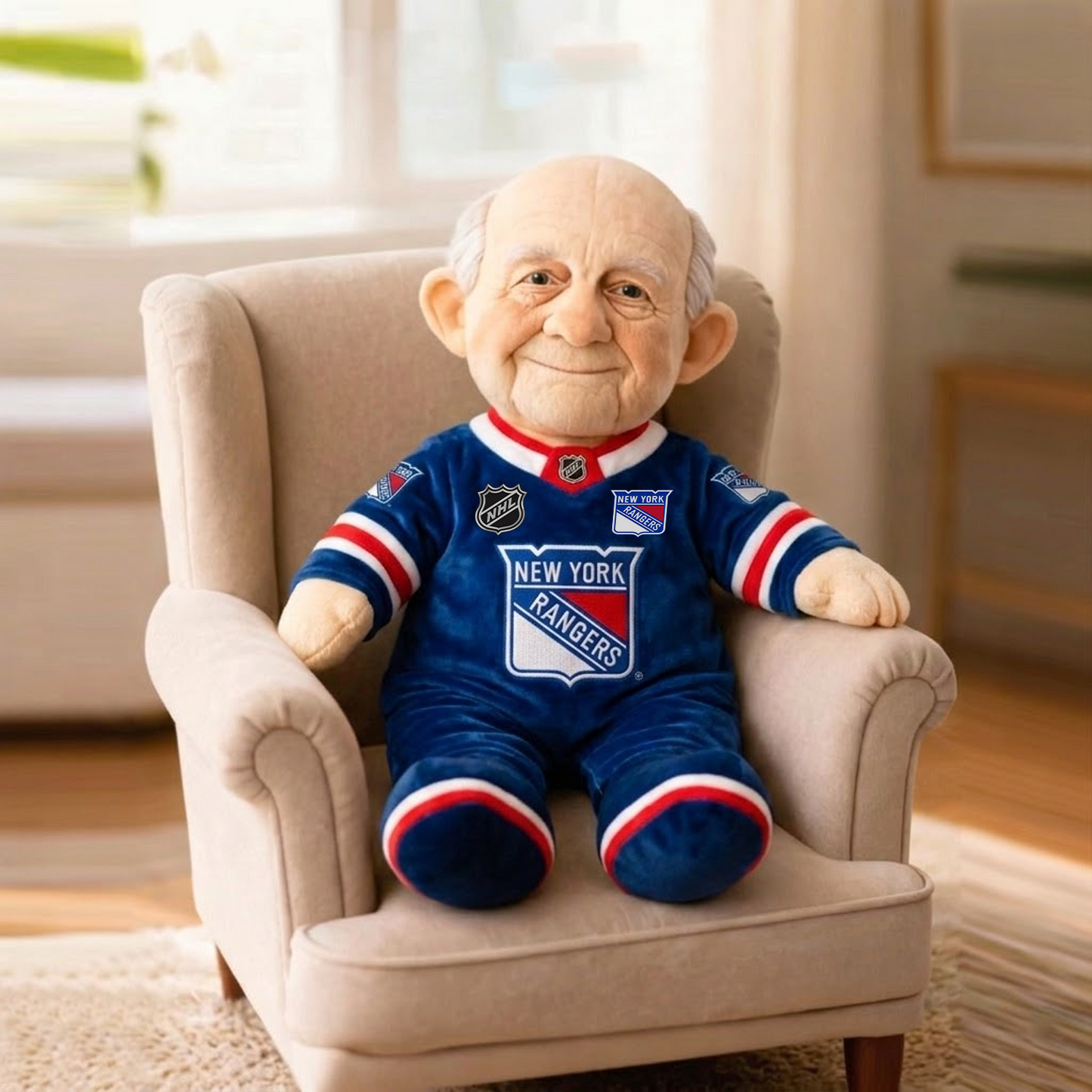 Premium NYR x NHL Grandpa Plush Mascot DATND TANTD 180426