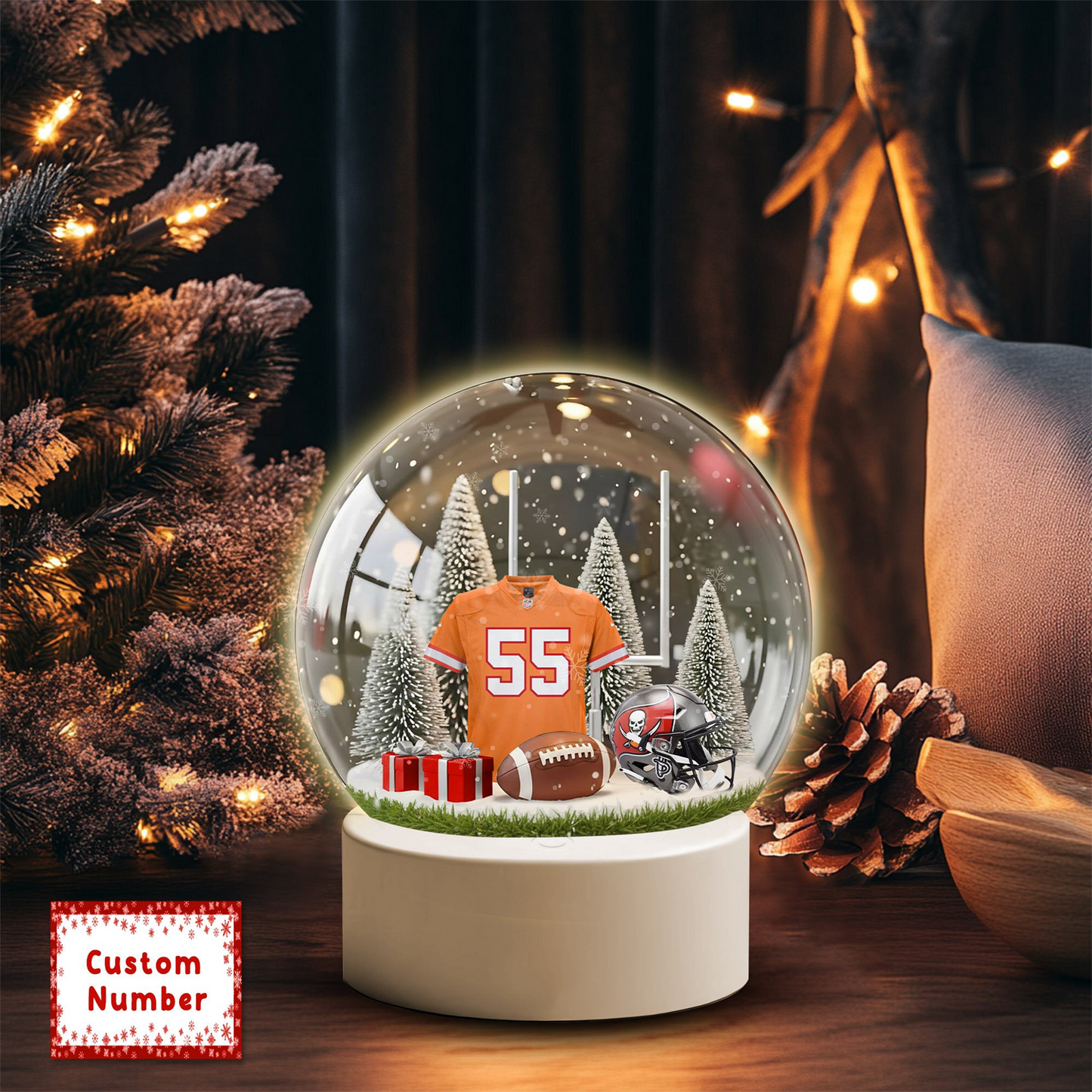 Premium TB x NFL Christmas Ornaments DATND TANTD