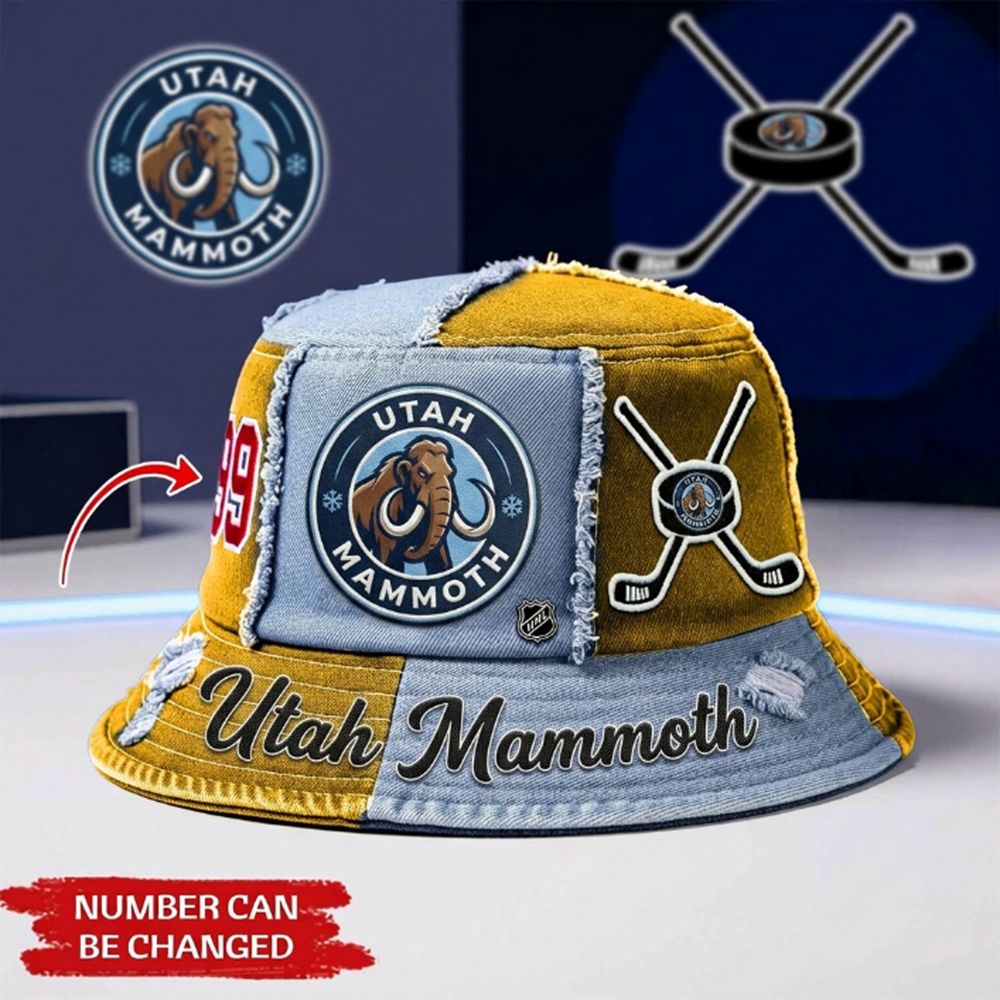 Premium UTAH x NHL Bucket Hat DATND TANTD 080526