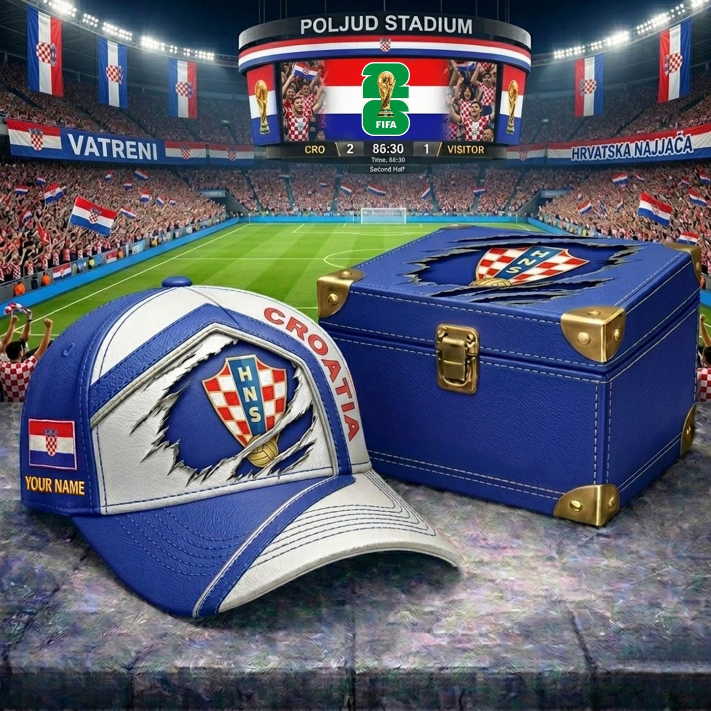 Premium WC26 x CRO CRACK CUSTOME NAME HAT NDT NHM 200526