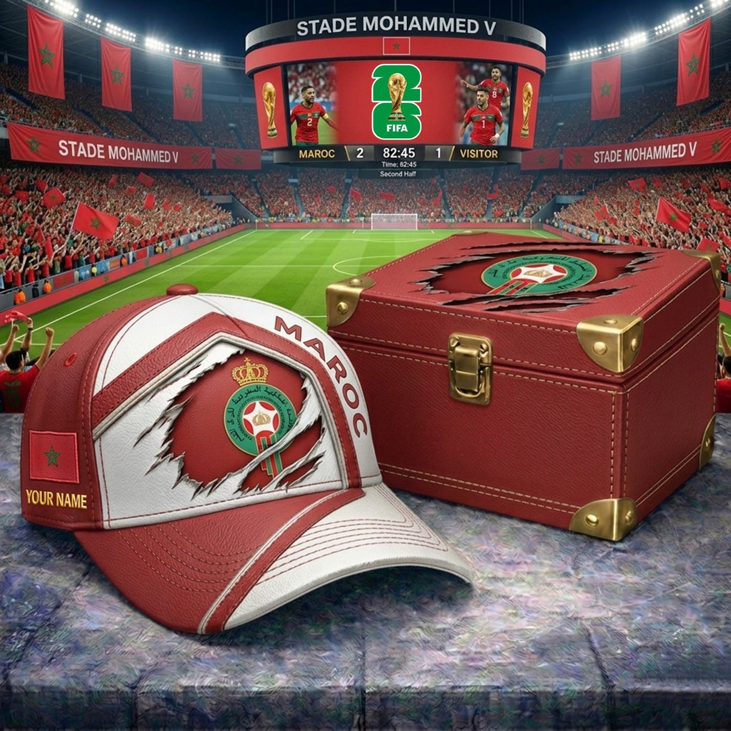 Premium WC26 x MAR CRACK CUSTOME NAME HAT NDT NHM 200526