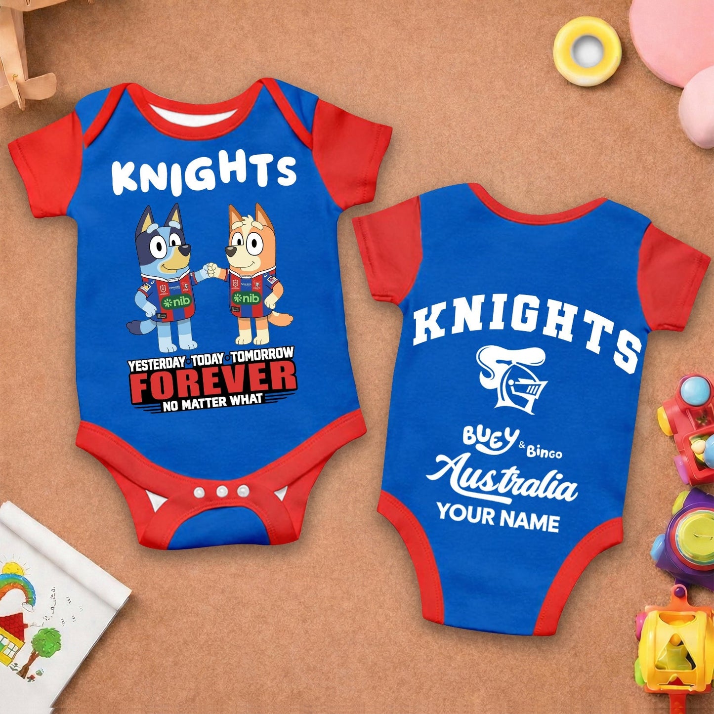 Premium x NK New Baby Romper Cusstom Name For Kids NDT LVH v2