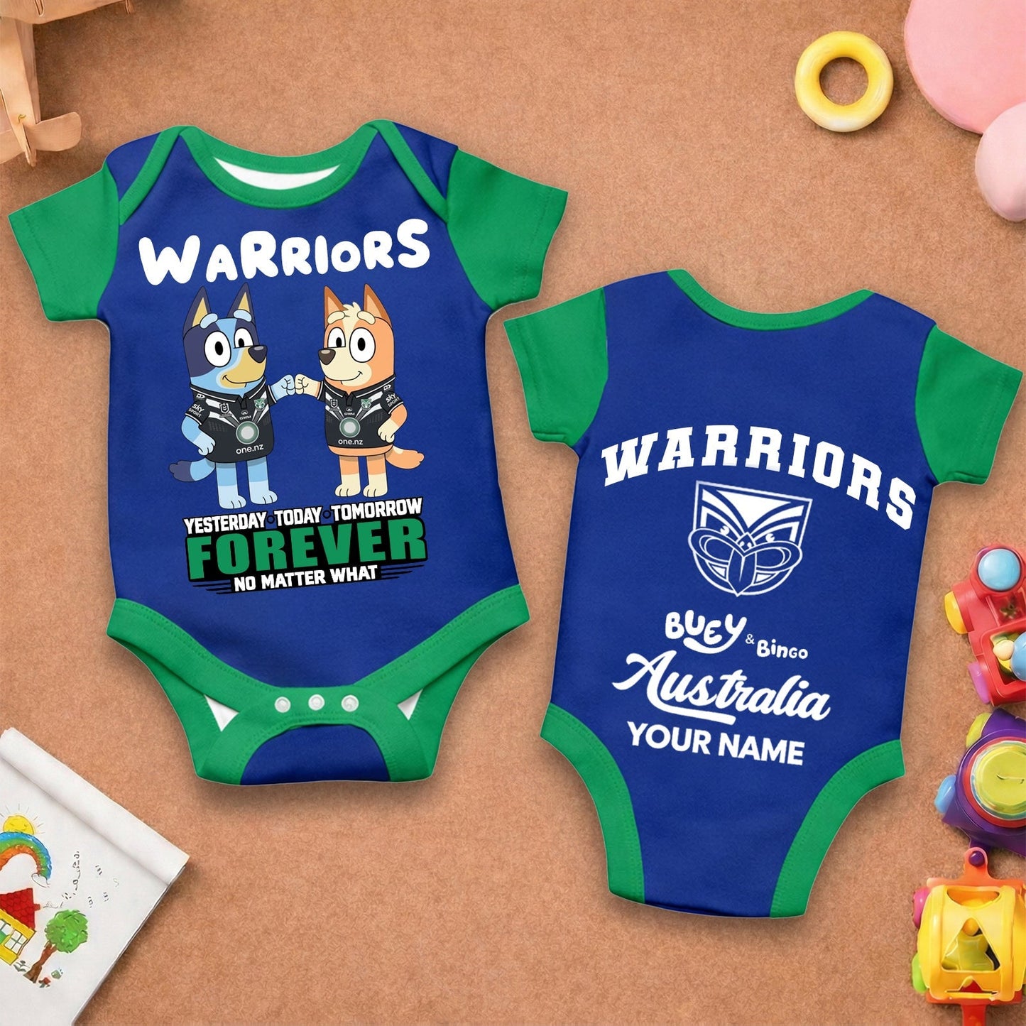 Premium x WAR New Baby Romper Cusstom Name For Kids NDT LVH v2
