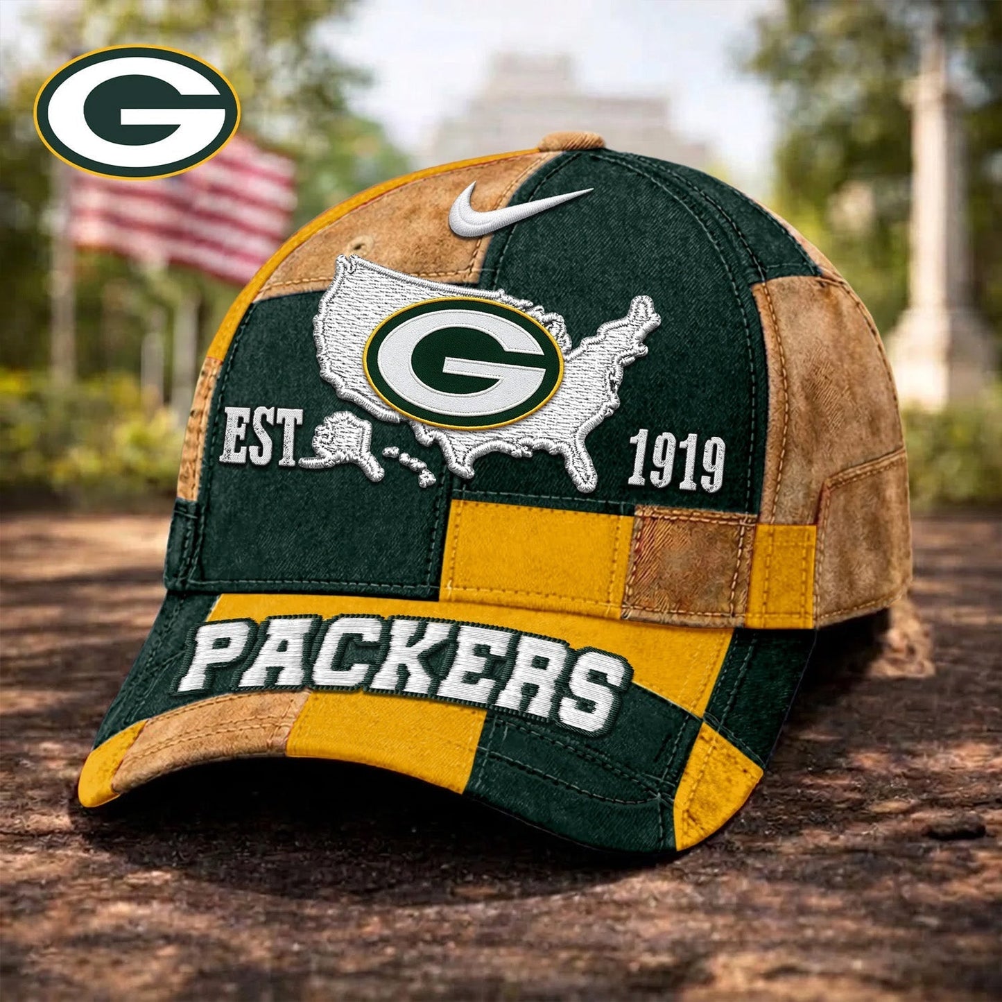 Premium NFL X GB Heritage Game Day Classic Cap NDT NTN 070326