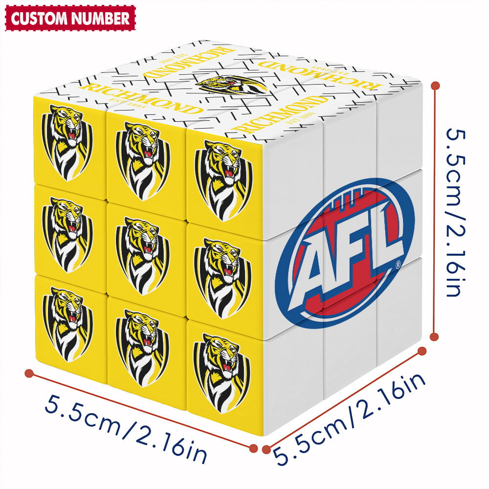 RIC x AFL Personalized Rubik Cube Gifts For Fan DDT CTND