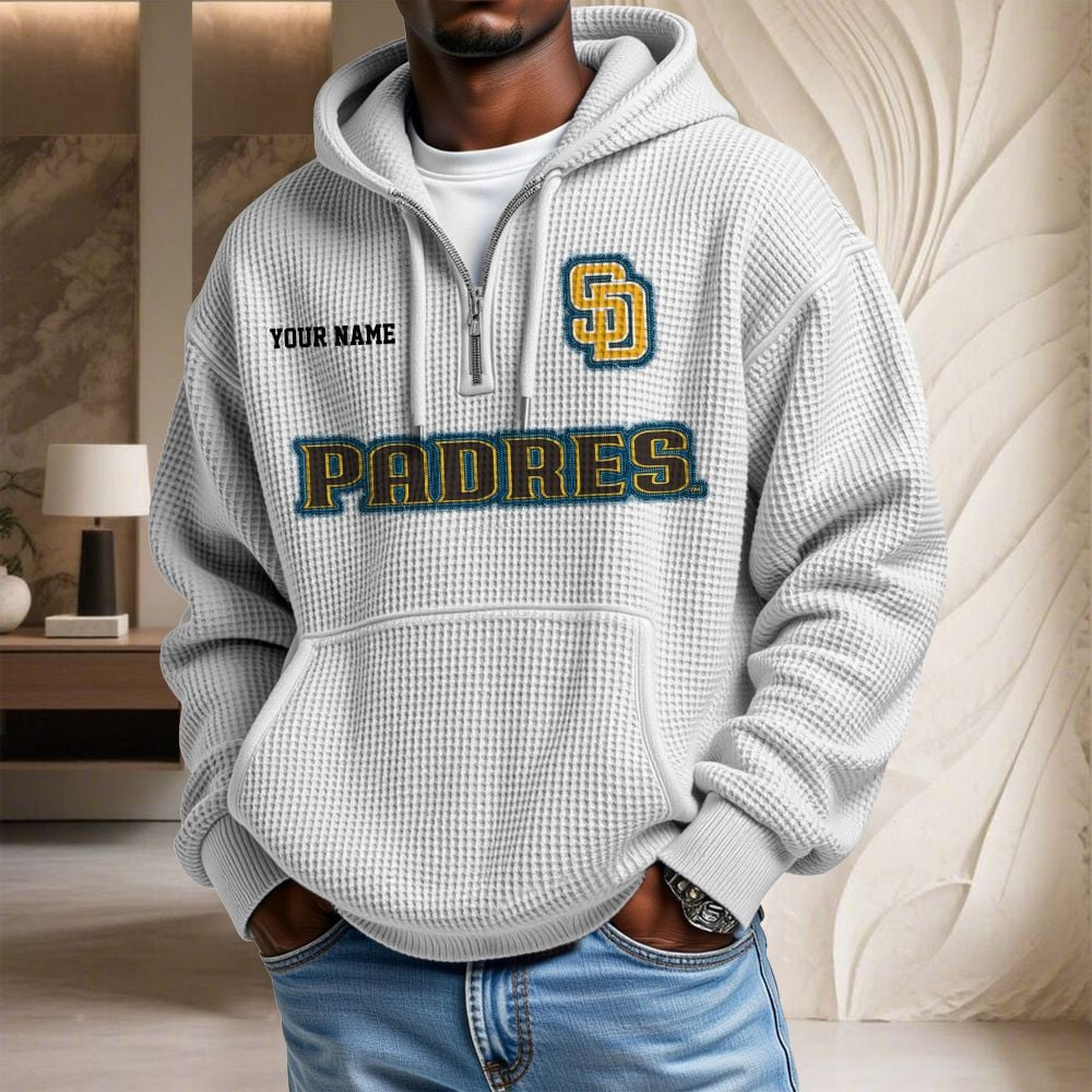SD x MLB Waffle Hoodie DATND TANTD