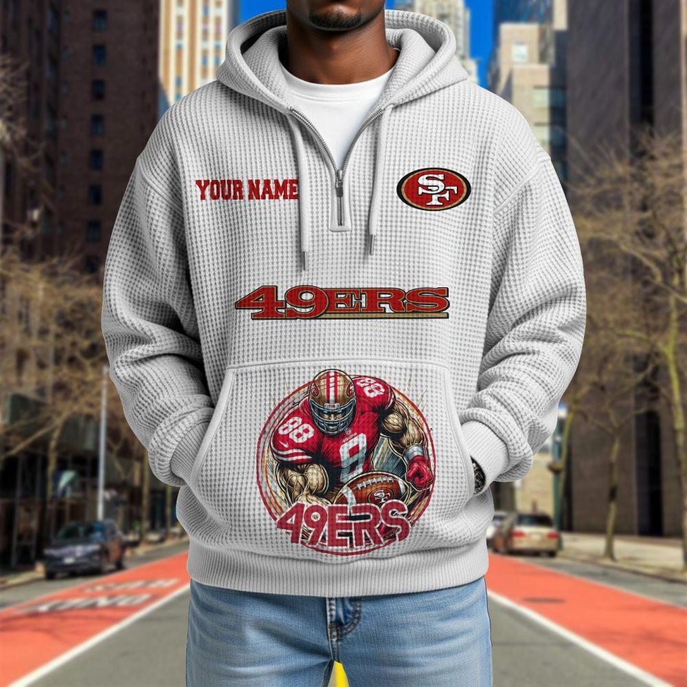 SF x NFL Waffle Hoodie DATND TANTD