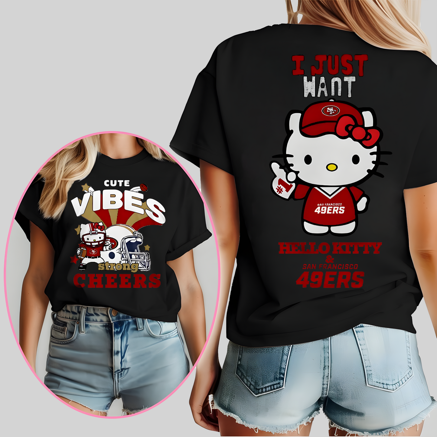 SF49 Hello Kitty T Shirt Gift For Fans DDT HLPHUONG