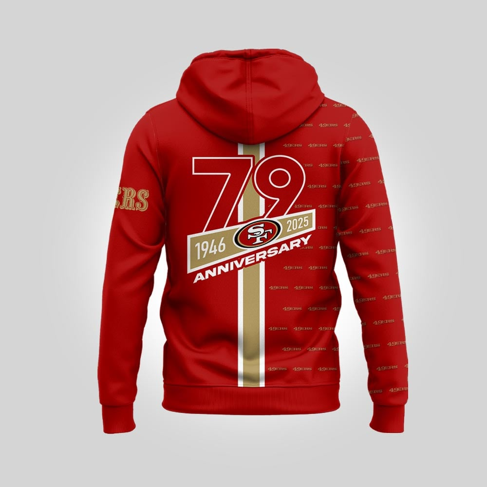 SF49 Premium NFL Anniversary Celebration Hoodie DDT NTL