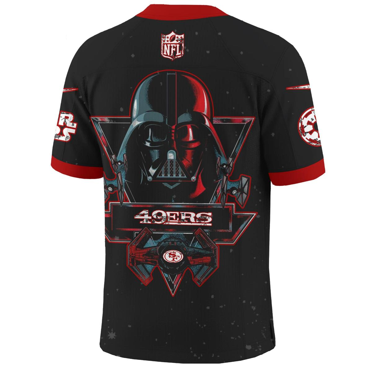 SF49 x S.Wars Darth Vader 2025 Football Jersey DDT NTL