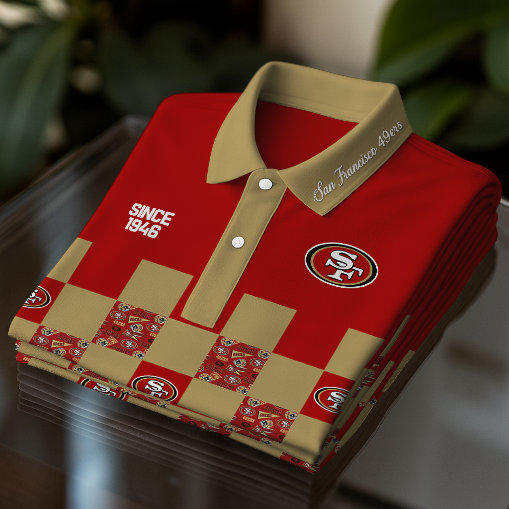 SF49 Premium NFL V3 Polo Shirt DDT NTL