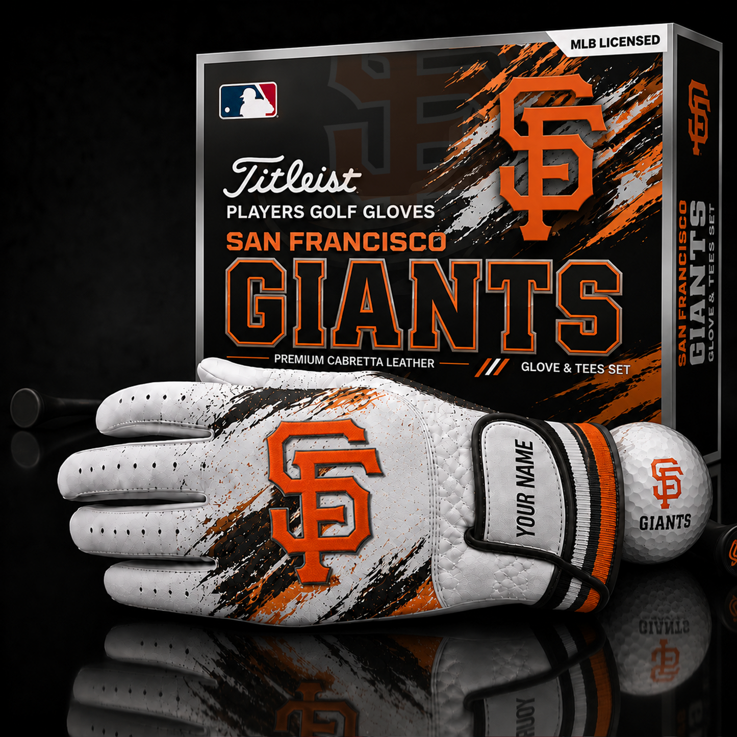 SFG_MLB LUXURY PERSONALIZED GOLF GLOVE SET LIMITED EDTION