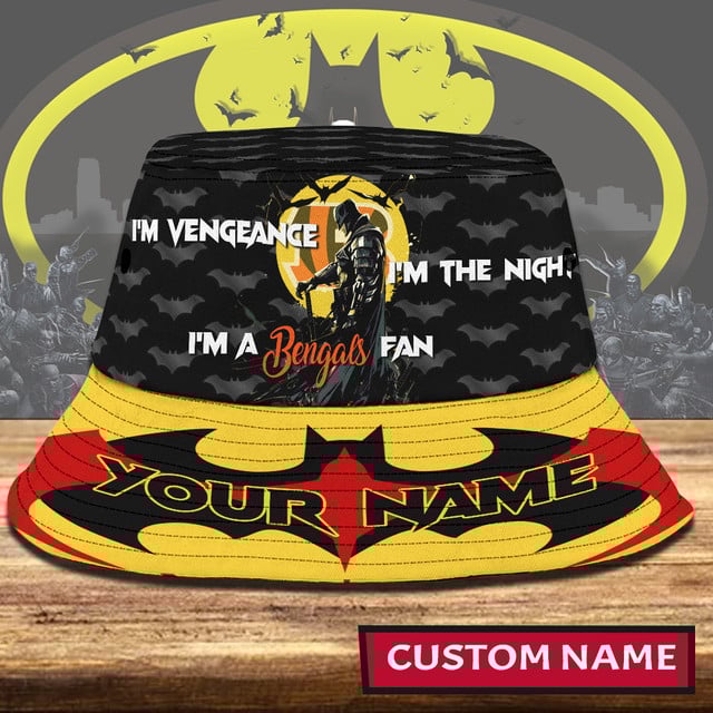 SIGNATURE Bucket Hat NFL x CIN Batman Gift For Fans NDT NHM