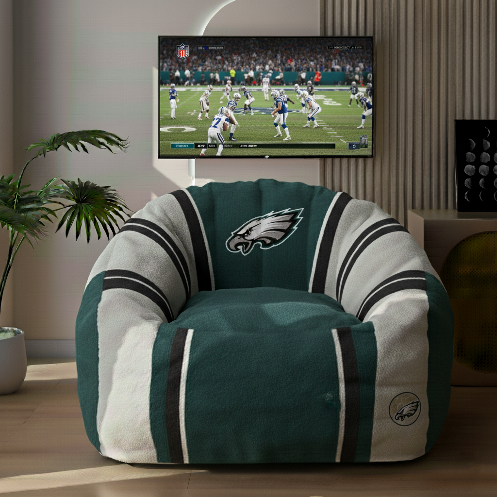 SIGNATURE NFL X PHIL Team Lazy Sofa Chair Ultimate Game Day Lounger for True Fans NDT TDT 3010