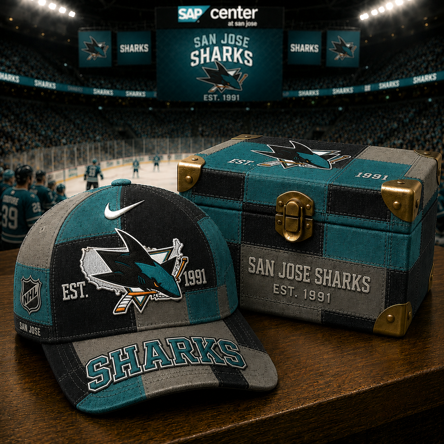 SJS x NHL Premium Heritage Game Day Classic Cap 1805 DatND DVT