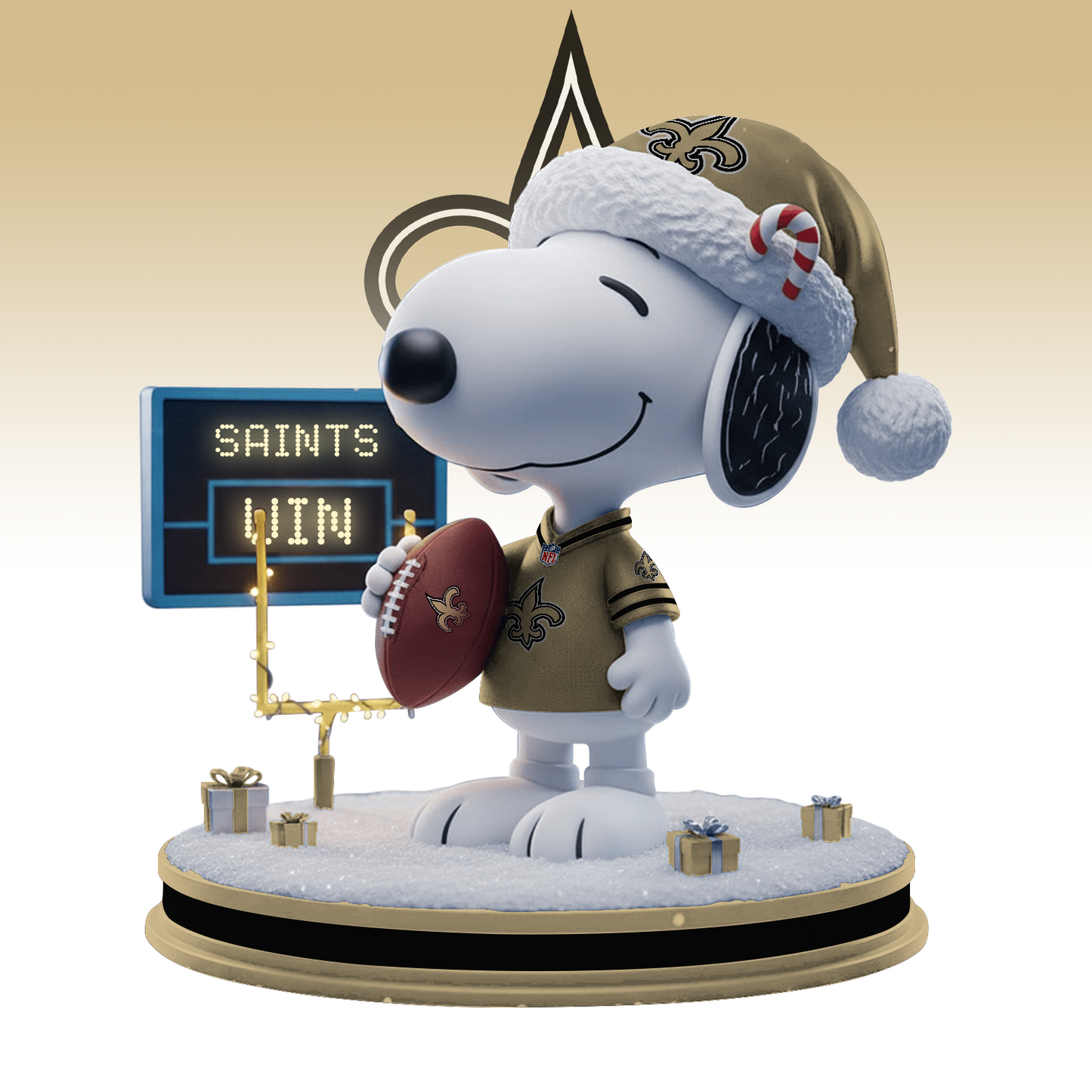 SNP x NO NFL Christmas Acrylic Model