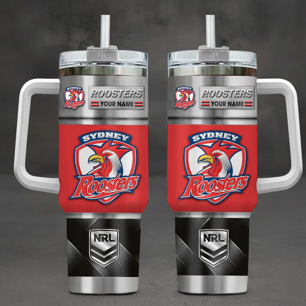SR x NRL Stainless Steel Tumbler With Handle DDT NTL