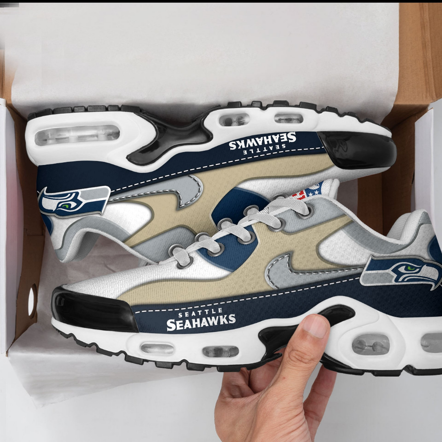SS Premium NFL Color Block Air Max Shoes DDT CTND