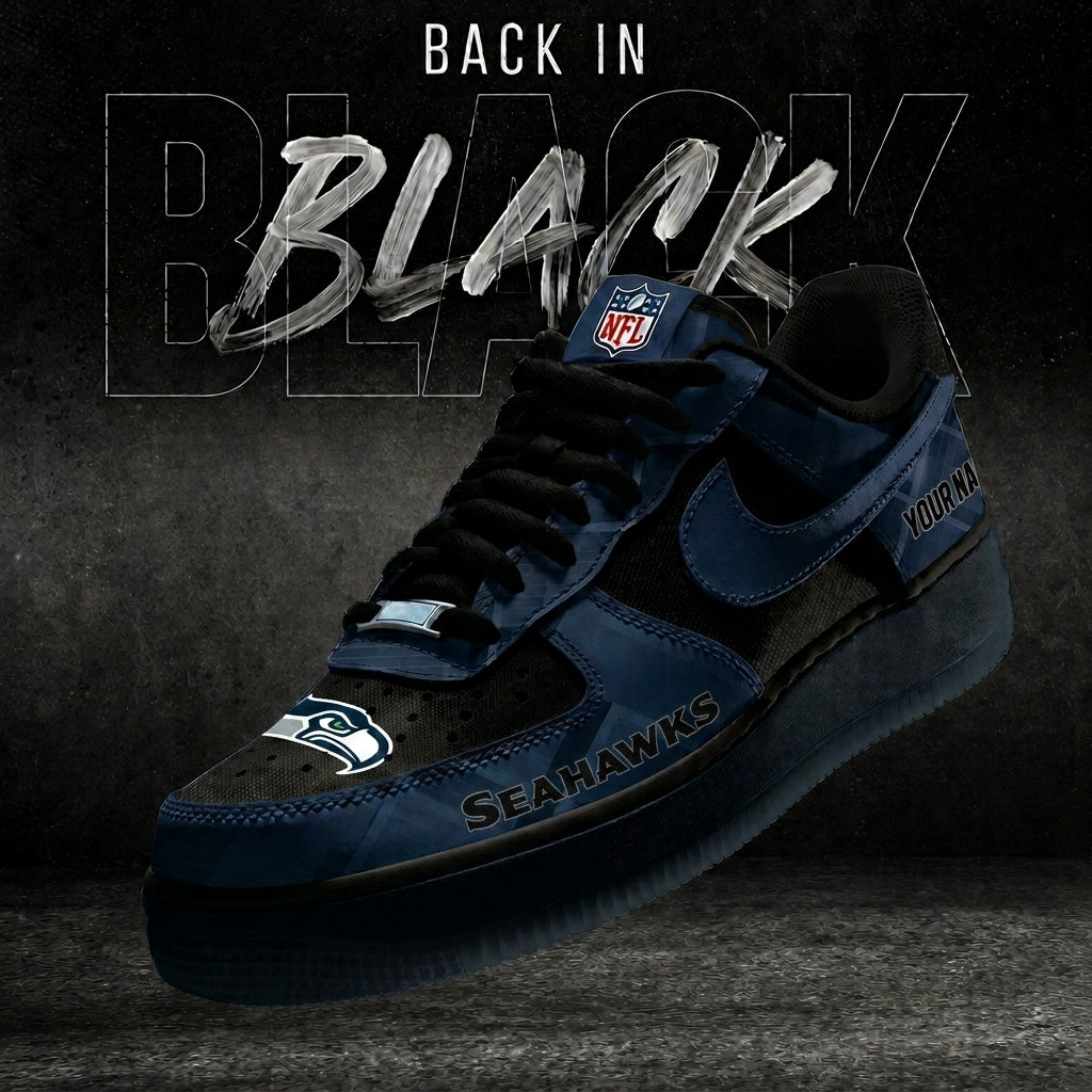 SS x NFL Back In Black V2 AF1 Sneakers 270626