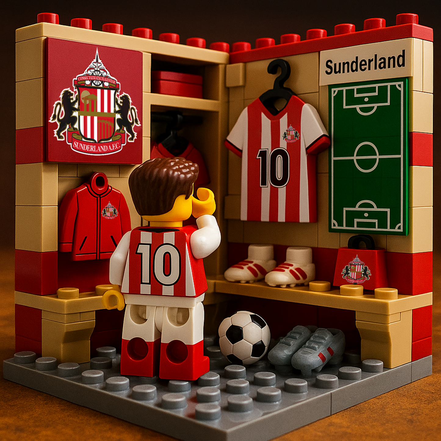 SUN x EPL Football Sports Room Block Set DatND DVT