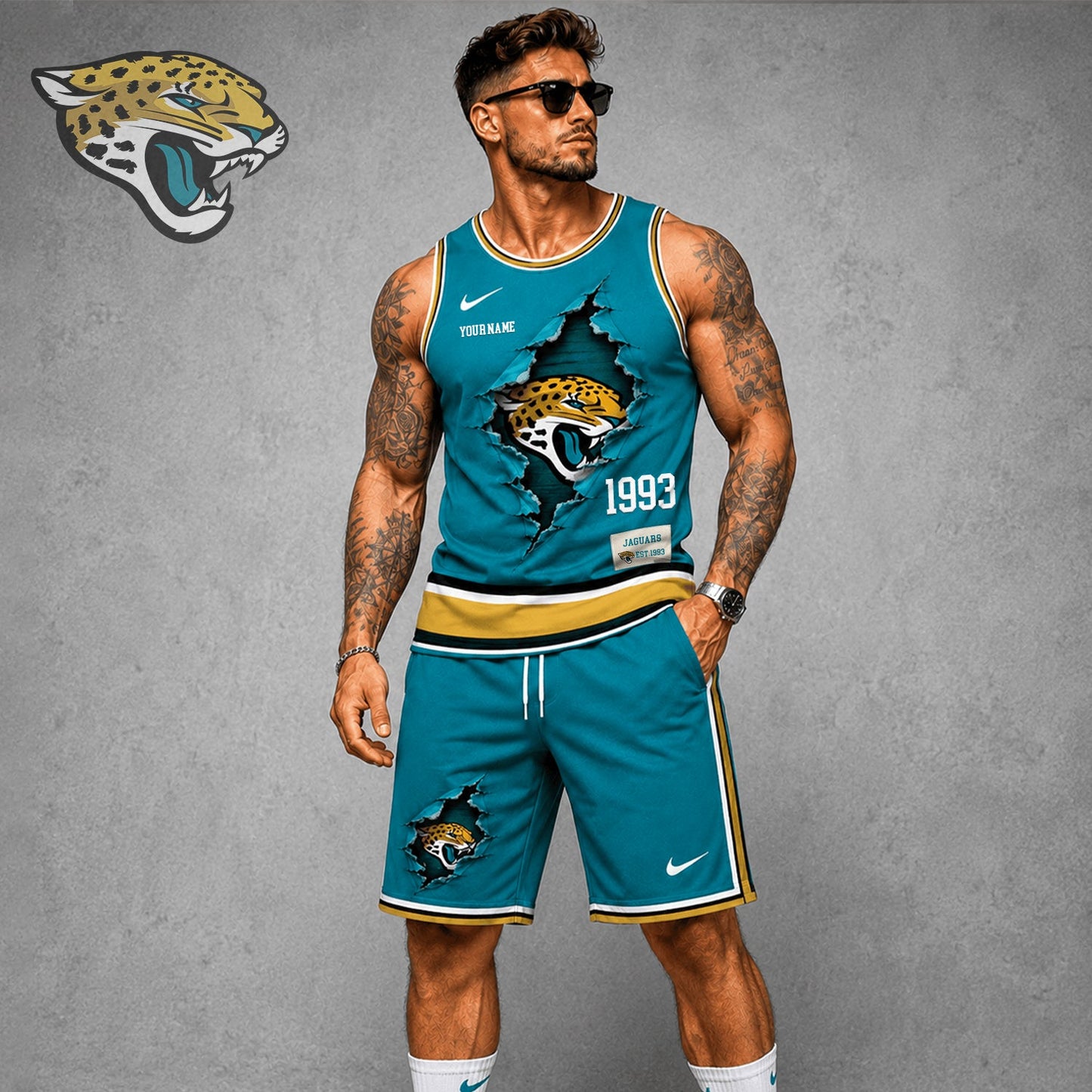 Signature Luxury NFL X JAC Game Day Football Fan Tank Top Bespoke Sovereign Shirt 110626