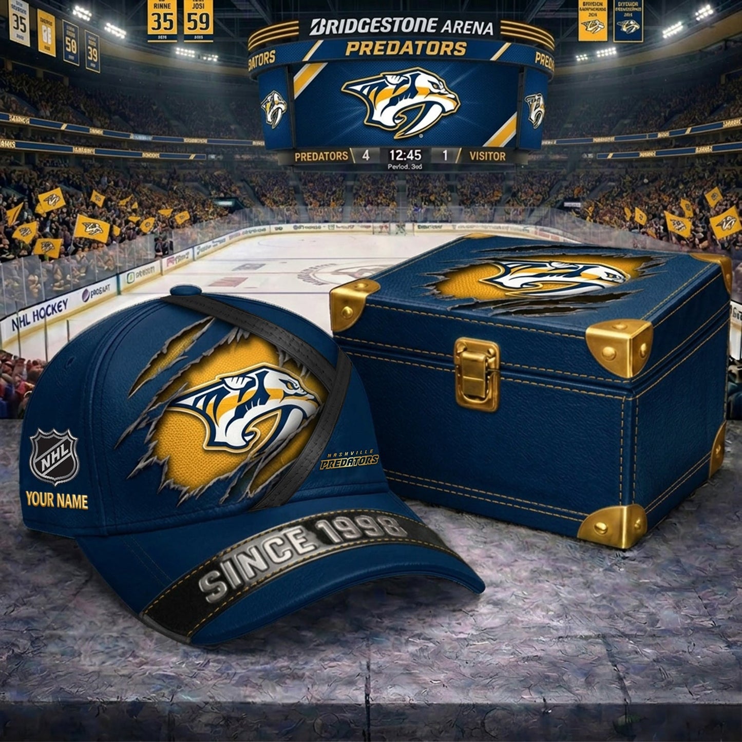 Signature Series NHL x NP BESPOKE CRACK CUSTOM NAME HAT V3 NDT NHM 270426