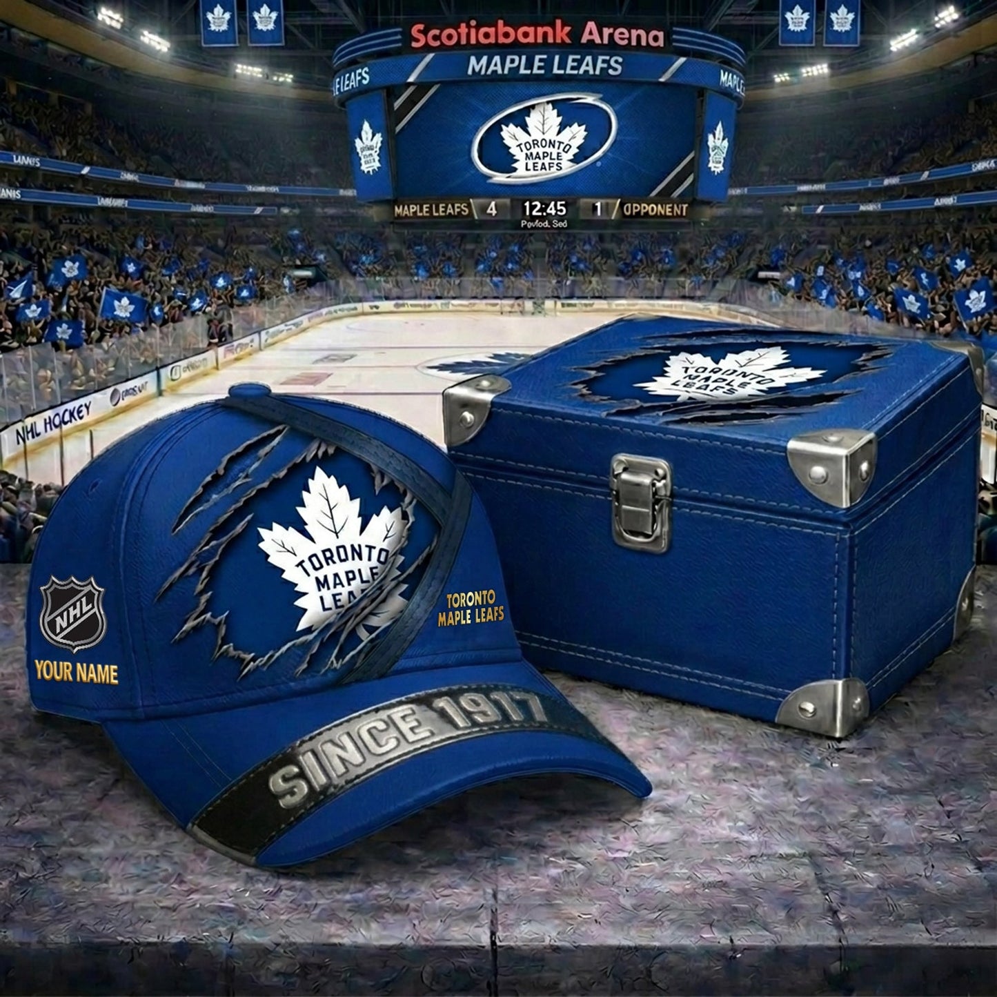 Signature Series NHL x TML BESPOKE CRACK CUSTOM NAME HAT V3 NDT NHM 270426