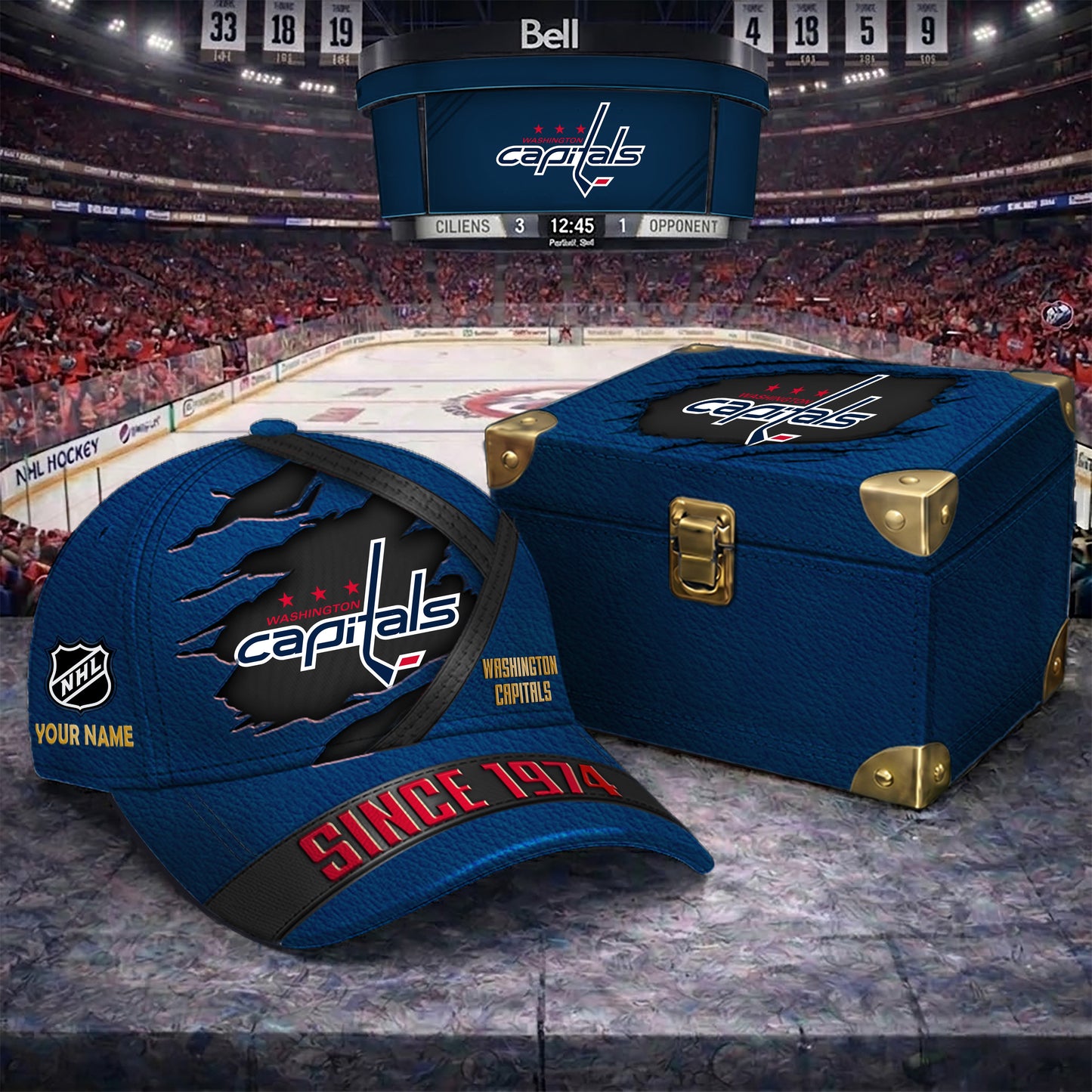 Signature Series NHL x WC BESPOKE CRACK CUSTOM NAME HAT V2 PLUS NDT NTN 250426