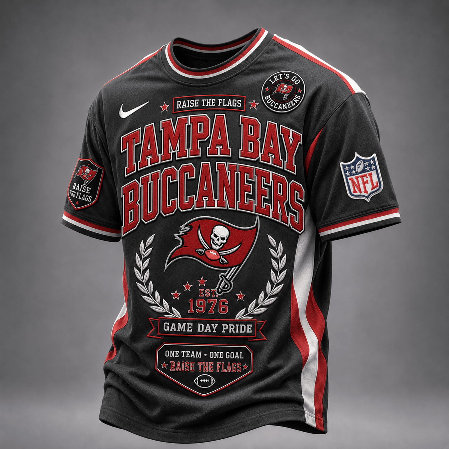 TB x NFL Premium Classic Game Day Football T-Shirt