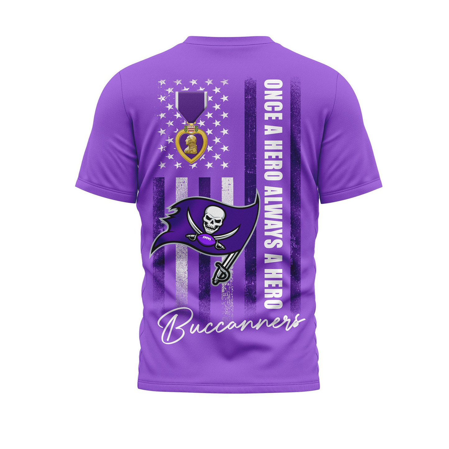 TBB Premium National Purple Hear Day 3D Shirt 300626