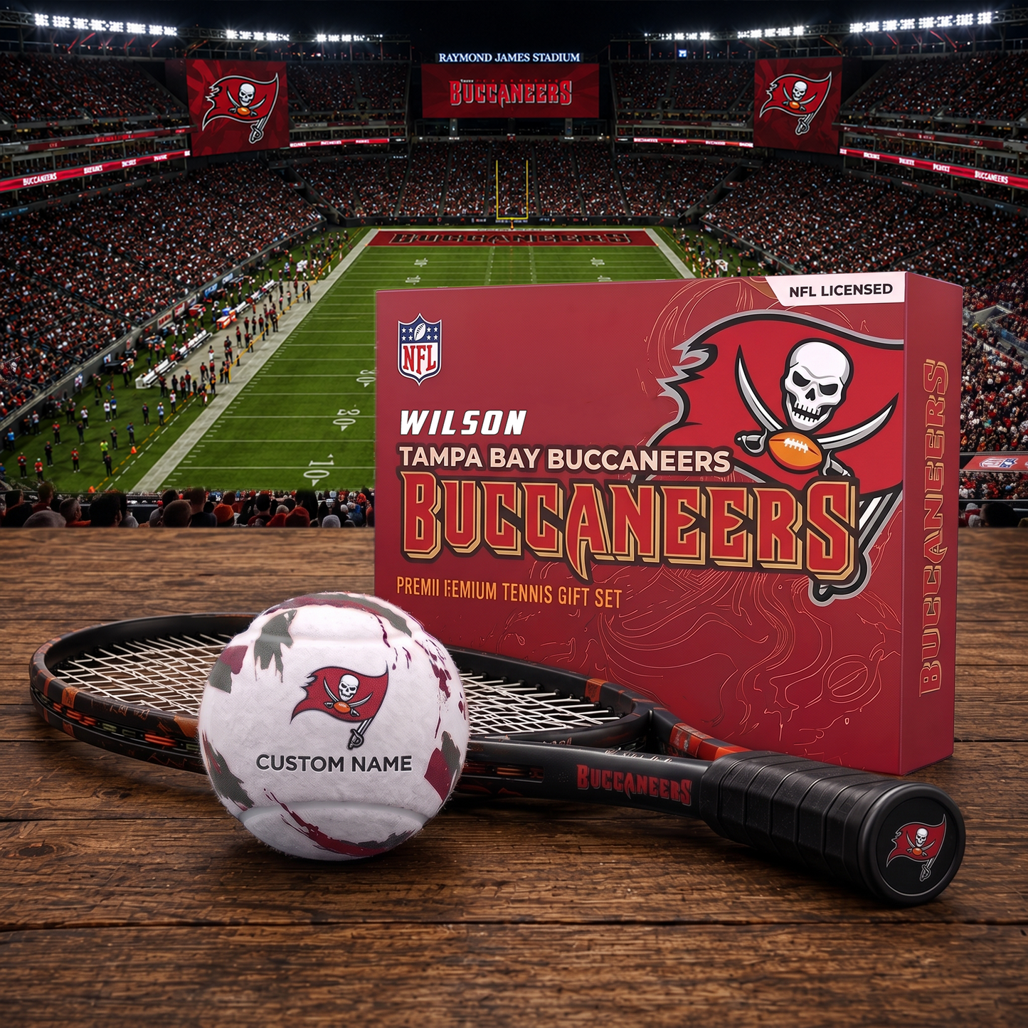 TBB_PREMIUM NFL EXCLUSIVE PERSONALIZED TENNIS BALL SET LIMITED EDTION