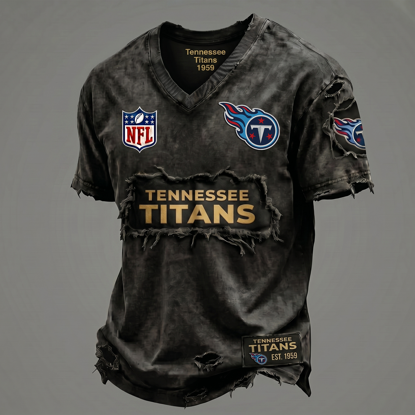 TT NFL Premium V-Neck T-shirt Gift For Fans 0306 NAK DATND NHT