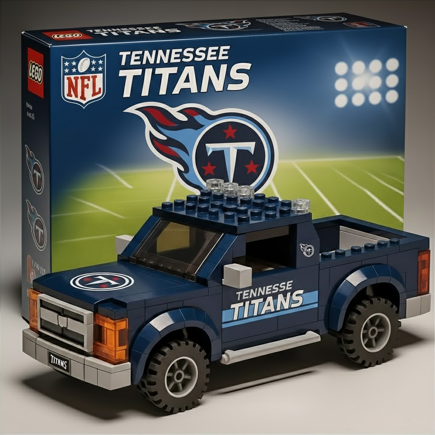 TEN x NFL Building Blocks Truck Toy Set V2 DatND DVT