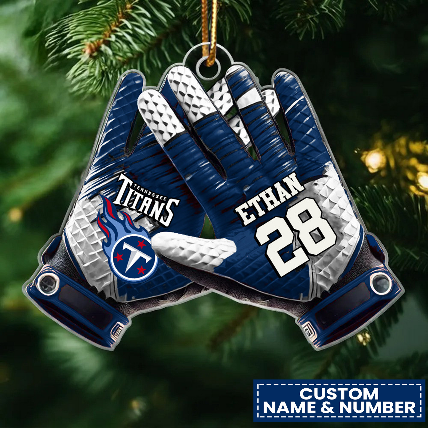 TEN x NFL Customized Christmas Acrylic Ornament DATND TANTD