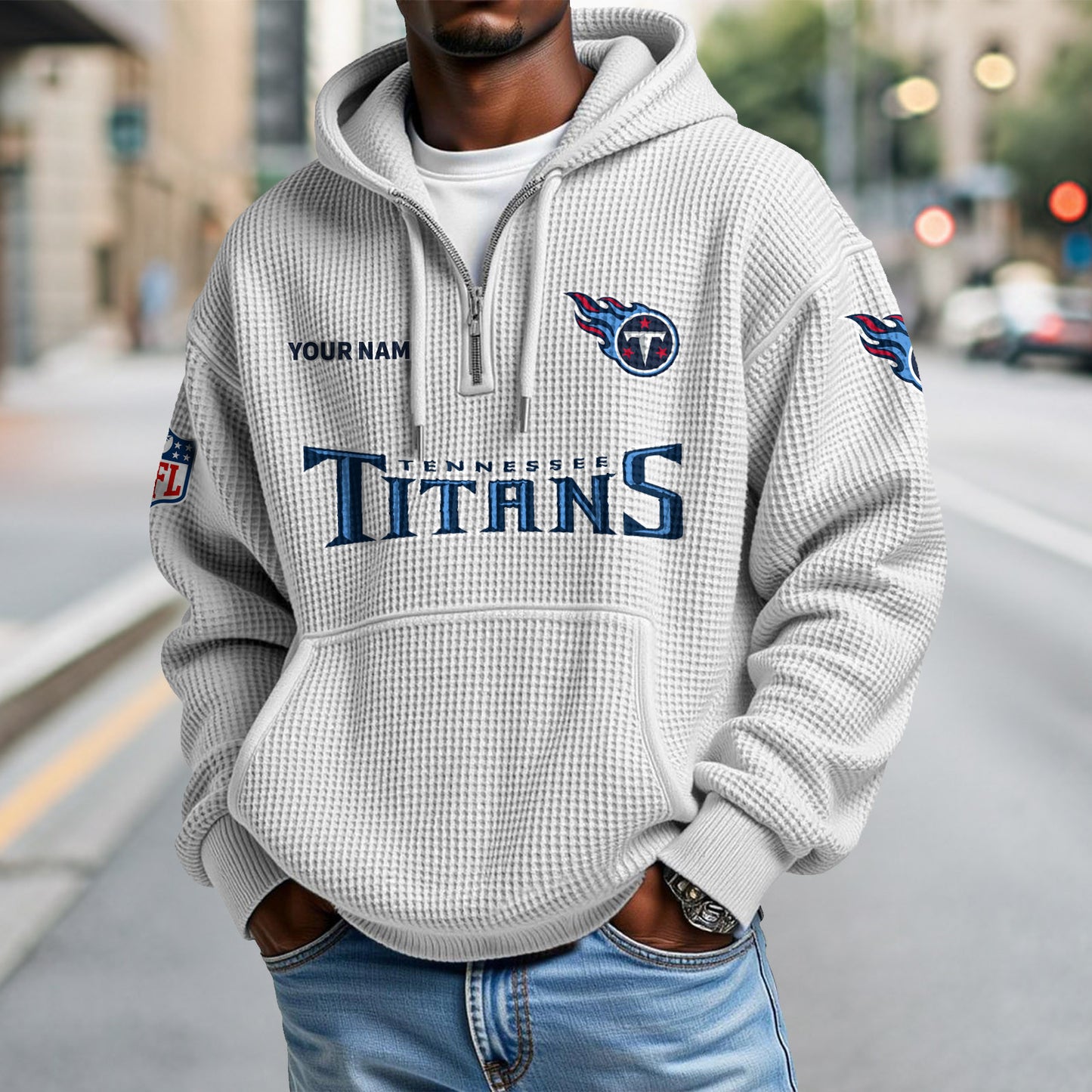 TEN x NFL Waffle Hoodie DatND DVT