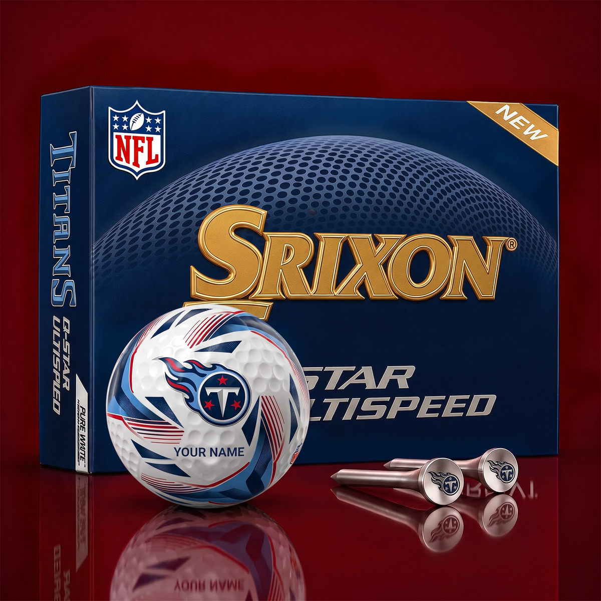 TT_NFL Football Fan Signature Golf Ball Set – Personalized Edition