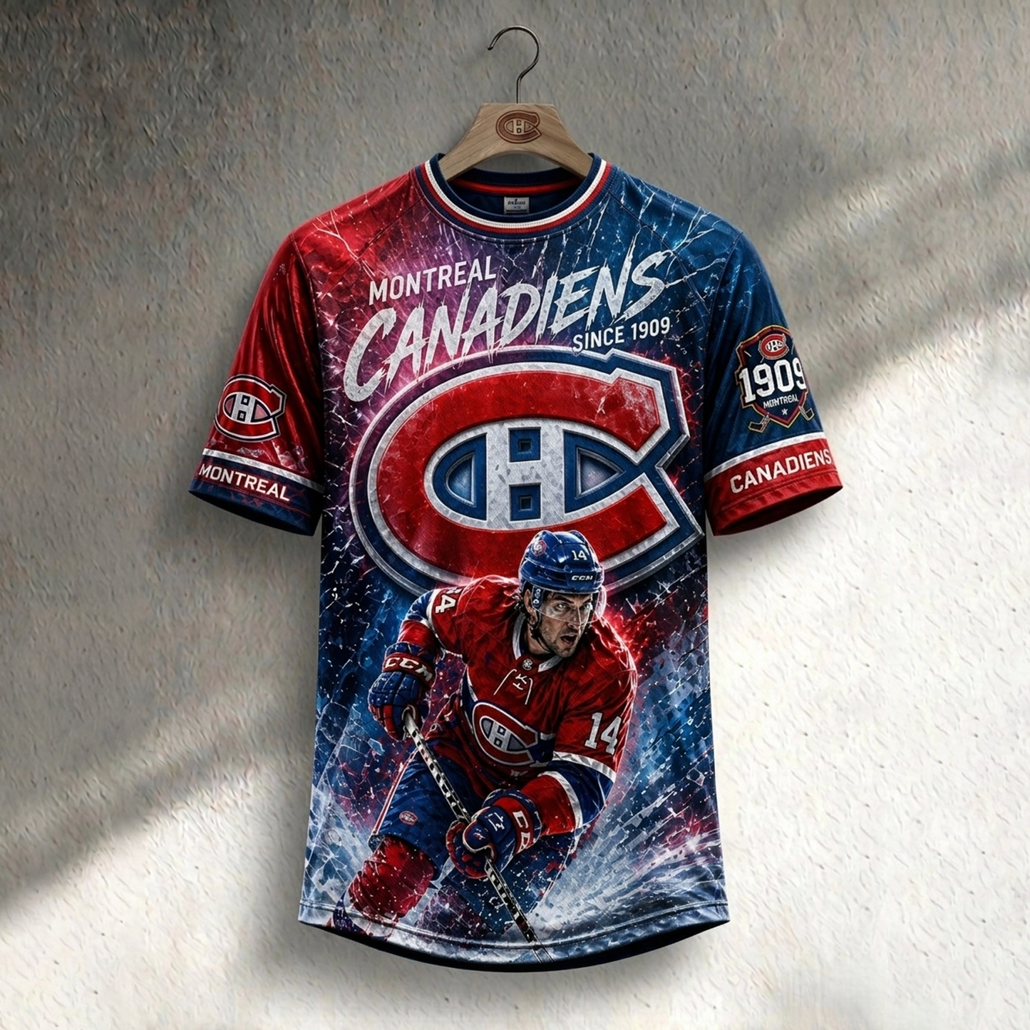 Unisex MC x NHL Inspired Trendy T-shirt V7 DATND TANTD 140526