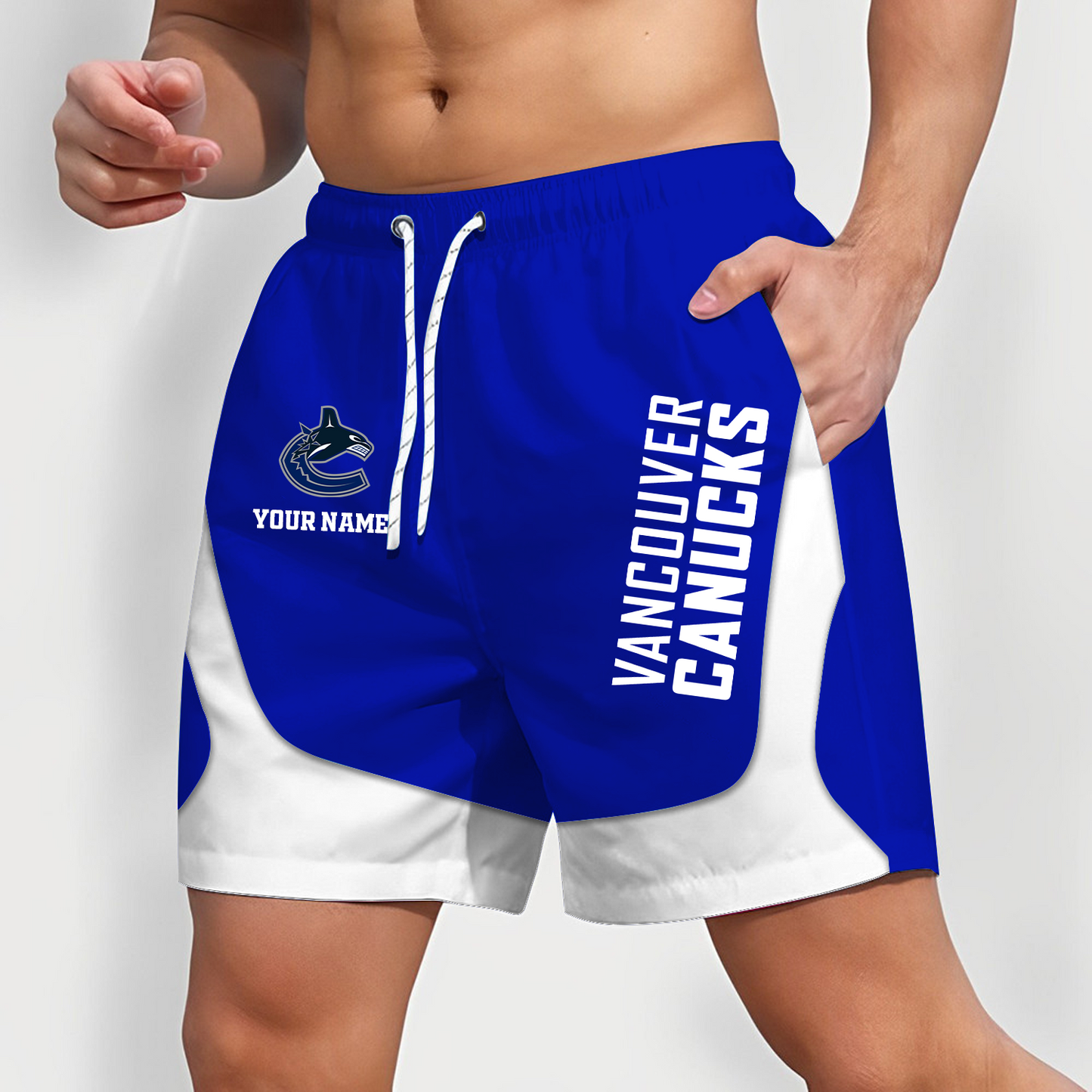 VAN x NHL Team Special Short Pants For Men Custom Name Gifts DATND TANTD 090426