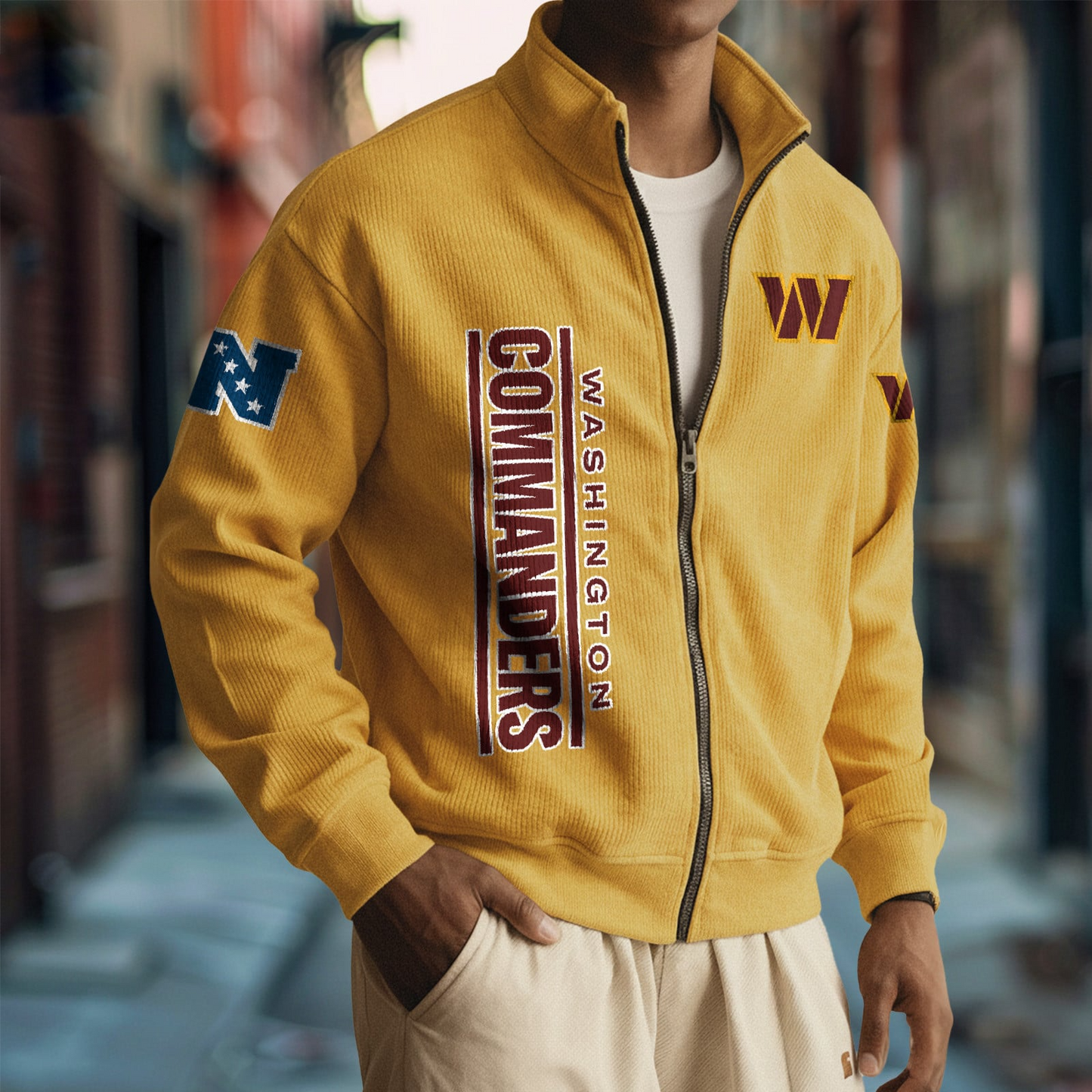 WAS x NFL Corduroy Zip-Up Jacket DatND DVT