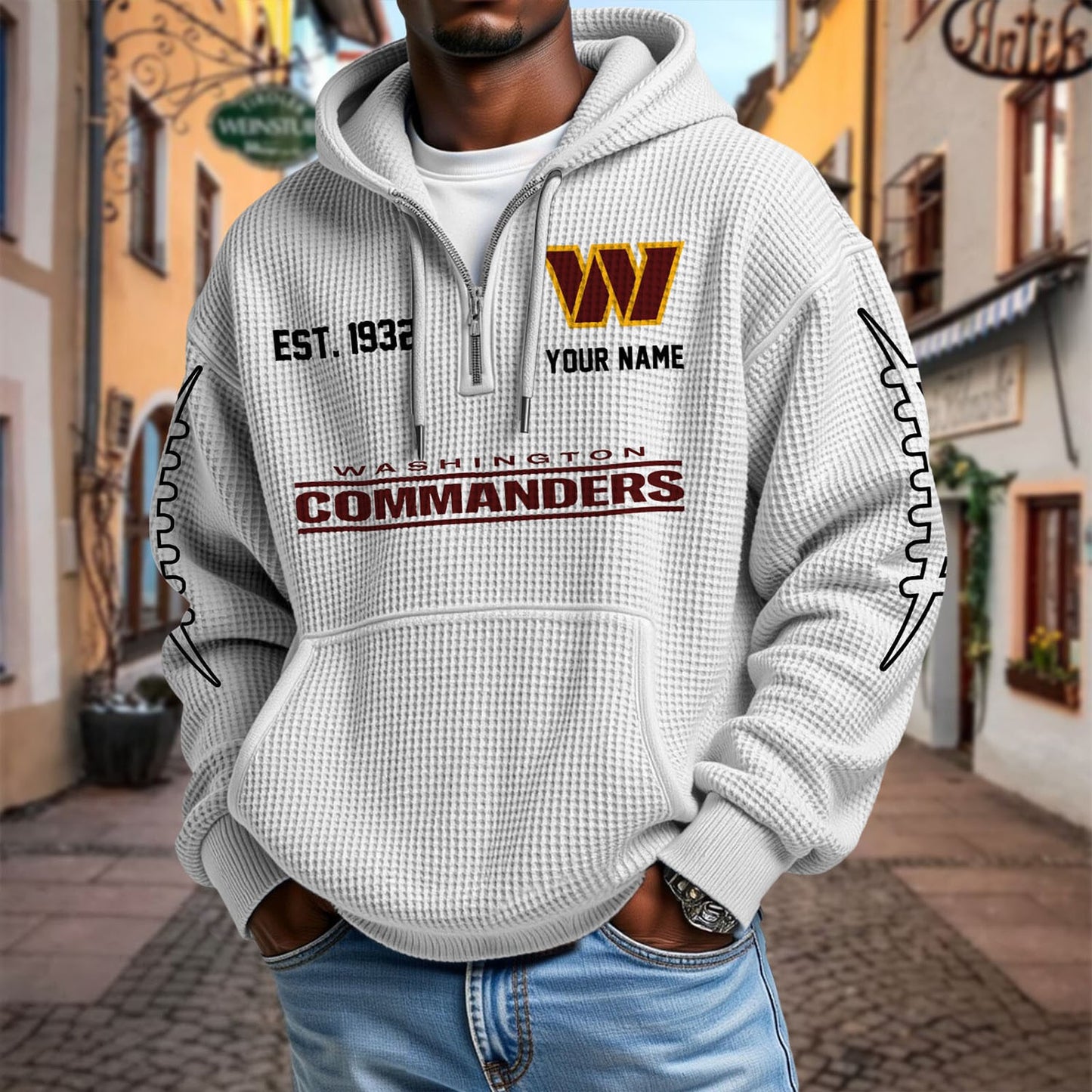 WAS x NFL Waffle Hoodie DatND DVT