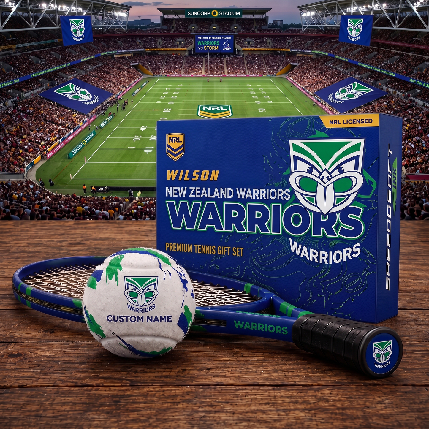 WA_PREMIUM NRL EXCLUSIVE PERSONALIZED TENNIS BALL SET LIMITED EDTION