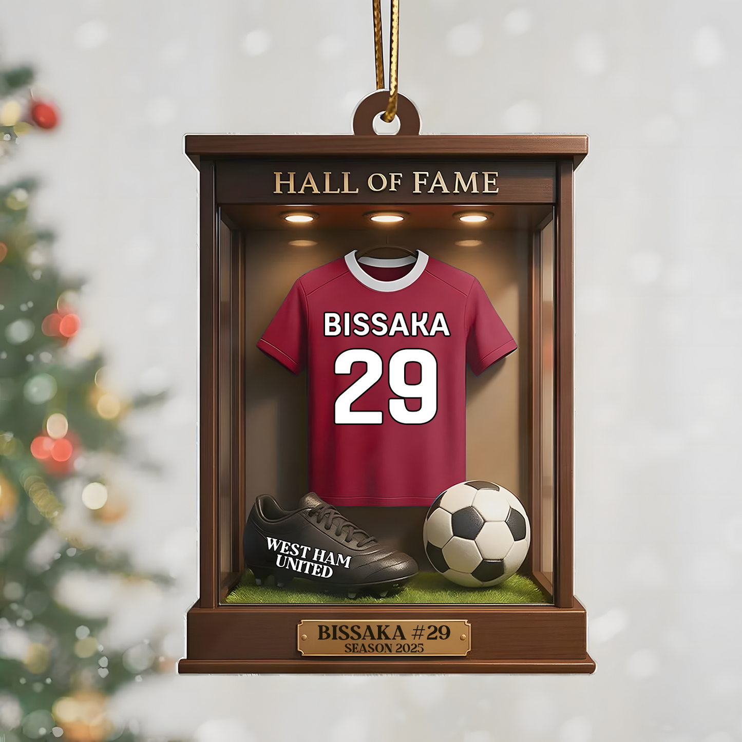 WES x EPL Soccer Player Hall Of Fame Ornament DATND TANTD 081125