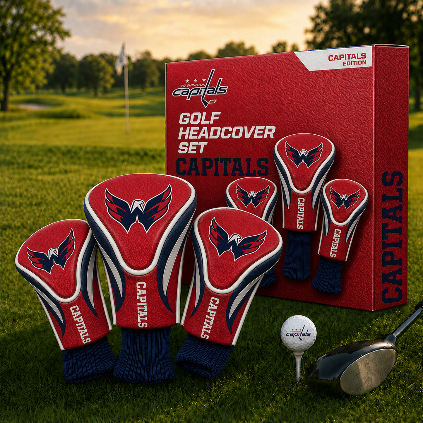 WSH Team Golf NHL 3-Pack Contour Sock Headcovers