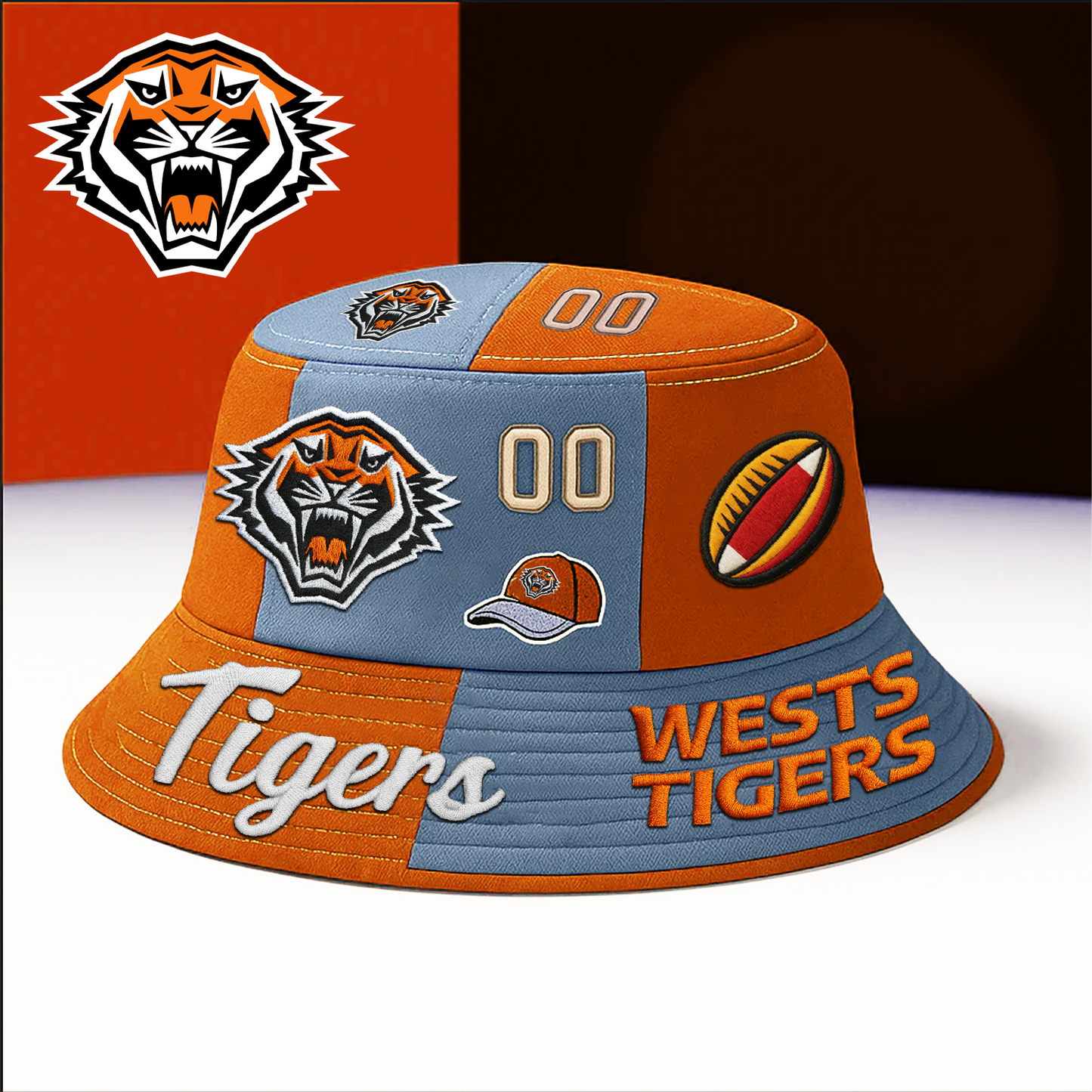 WST x NRL BUCKET HAT DATND TANTD