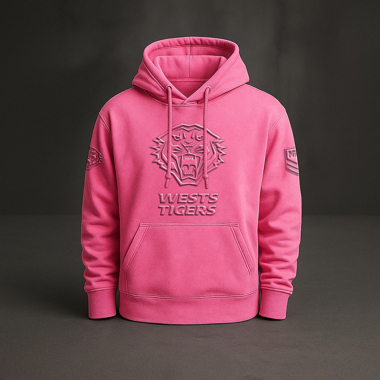 WST x NRL Embossed Hoodie DatND DVT
