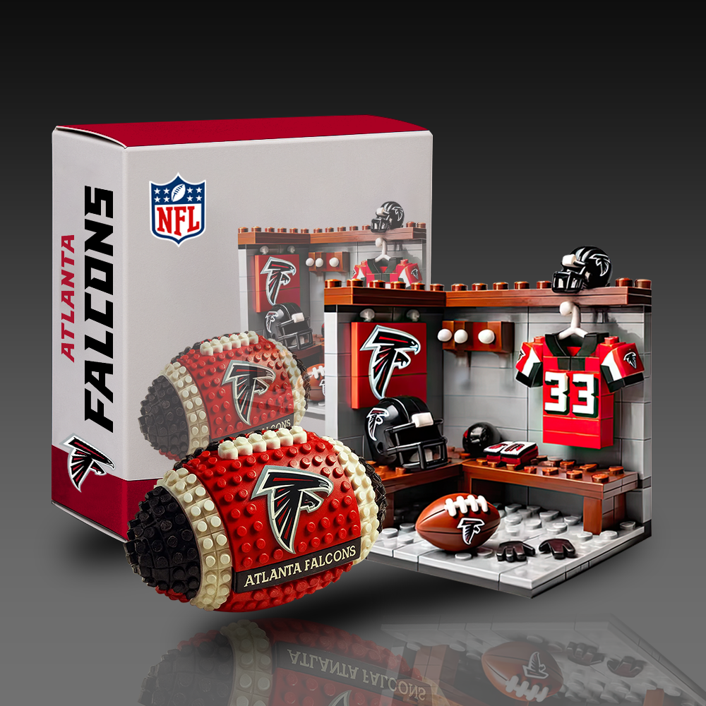 AF x NFL Team Ball & Changing Room Building Block Football Set DDT CTND