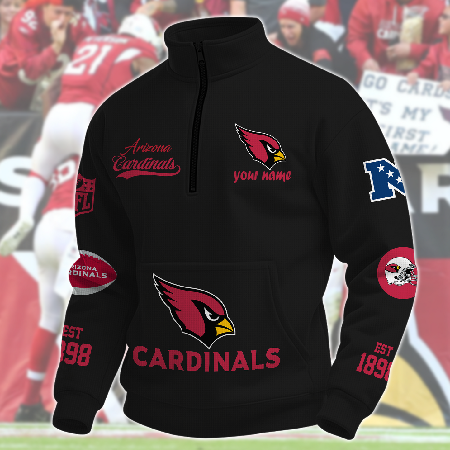 ARI x NFL Quarter-Zip Sweatshirt DatND DVT