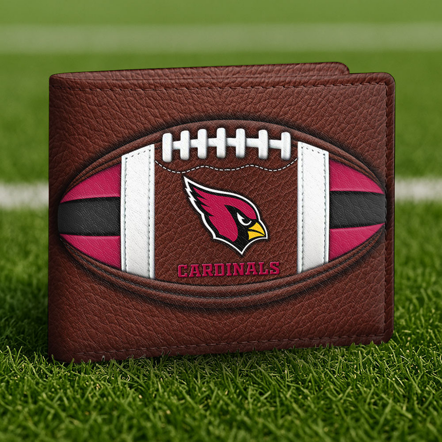 ARI x NFL Football Men Special Brown Wallet DATND TANTD