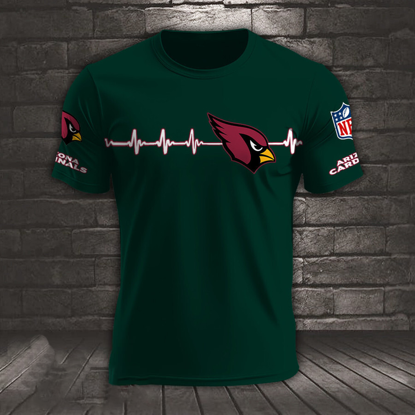 ARI x NFL Heart Rate Map Special 3D Shirt DatND ThuongNH