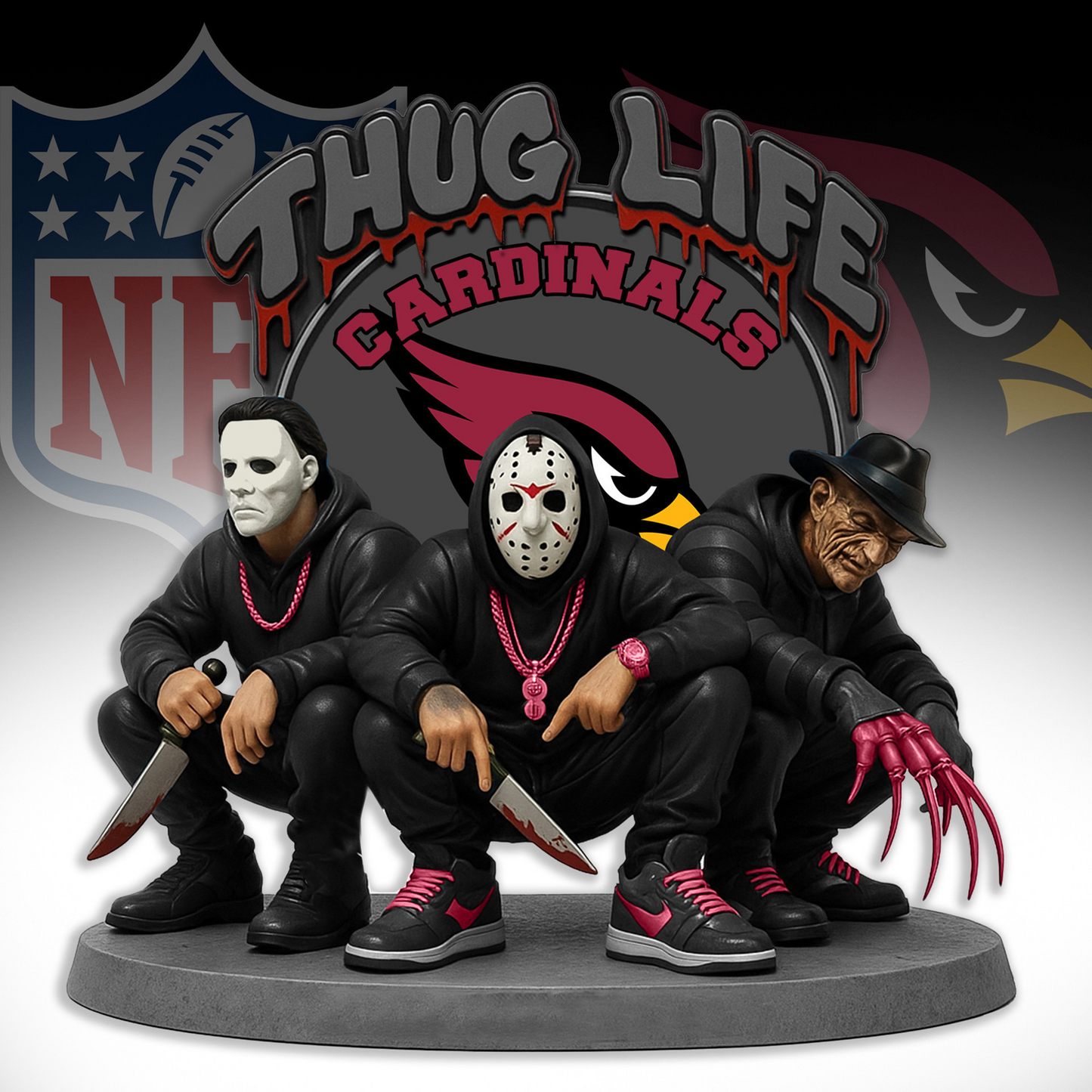 ARI x NFL Thug Life Acrylic Plaque